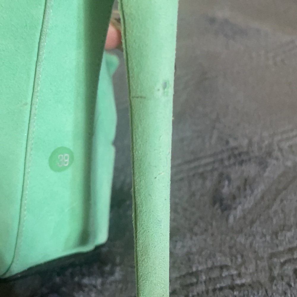 Giuseppe Zanotti “ Denny Bow” Mint Green Platform Sandal Size 39  ‼️PRICE FIRM‼️ - Picture 16 of 16